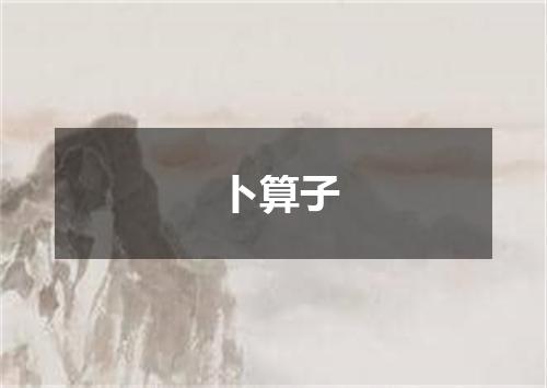 卜算子