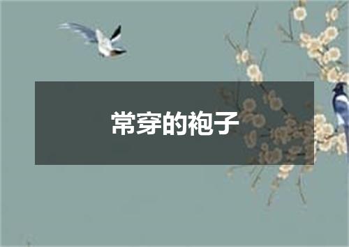 常穿的袍子
