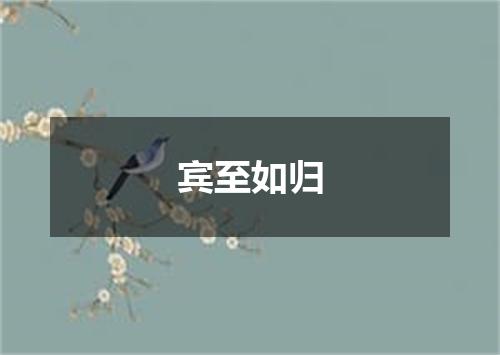 宾至如归